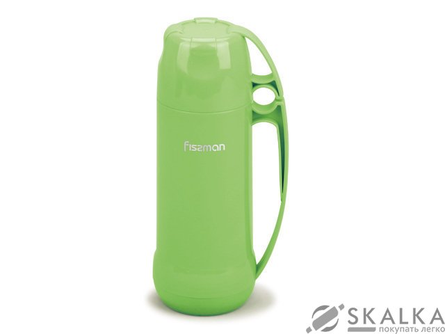 Термос Fissman 0.45 л Зеленый пластиковый корпус со стеклянной колбой (VA-7926.450) На фото Термос Fissman 0.45 л Зеленый пластиковый корпус со стеклянной колбой (VA-7926.450)