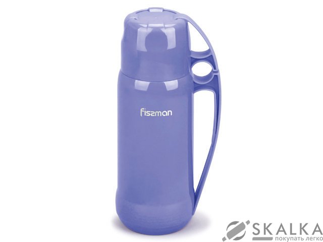 Термос Fissman 0.6 л Фиолетовый пластиковый корпус со стеклянной колбой (VA-7932.600) На фото Термос Fissman 0.6 л Фиолетовый пластиковый корпус со стеклянной колбой (VA-7932.600)