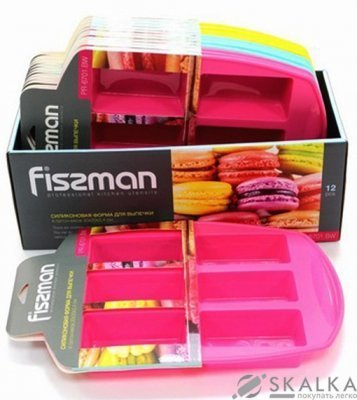 Форма для выпечки 6 батончиков 30x20x3,4 см (силикон) (12 шт. В промо-коробке) На фото Форма для выпечки 6 батончиков 30x20x3,4 см (силикон) (12 шт. В промо-коробке)
