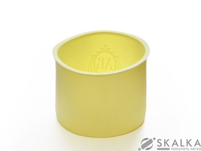 Форма для выпечки пасхи 10x8 см, цвет палевый (силикон) На фото Форма для выпечки пасхи 10x8 см, цвет палевый (силикон)