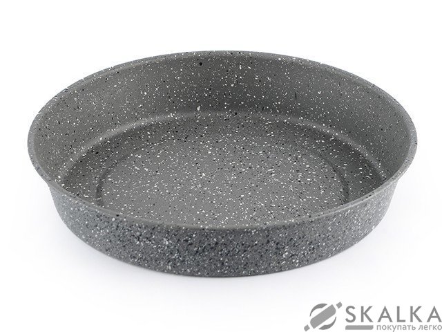 На фото Форма для выпечки пирога круглая 29x4,8 см (углеродистая сталь с антипригарным покрытием)