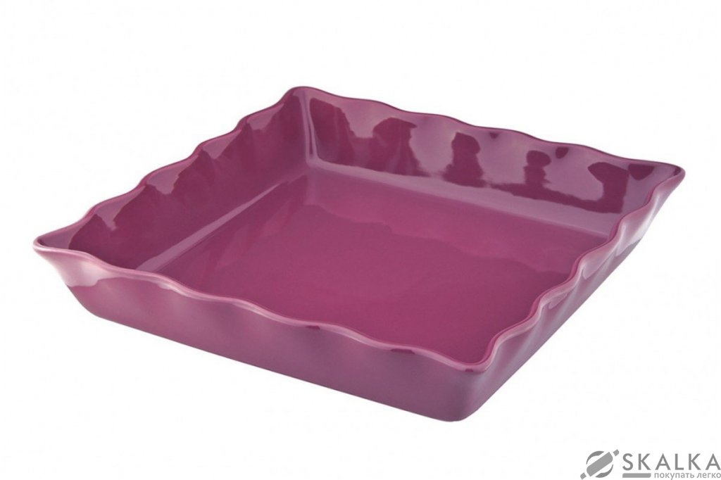 На фото Форма для запекания Granchio Lilla Ceramica collection квадратная 27 x 27 см (88543)