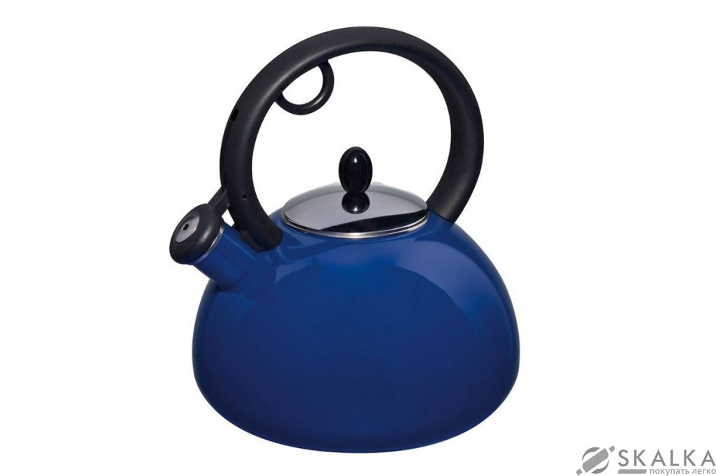Эмалированный чайник Capriccio Blu Bollitore collection, 2,5 л (88616) На фото Эмалированный чайник Capriccio Blu Bollitore collection, 2,5 л (88616)
