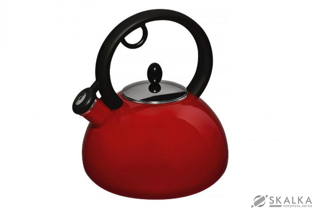 Эмалированный чайник Capriccio Rosso Bollitore collection, 2,5 л (88617) На фото Эмалированный чайник Capriccio Rosso Bollitore collection, 2,5 л (88617)