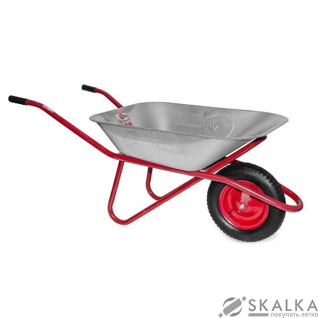 Тачка садово-строительная Intertool 65л, 150кг, 1 колесо 14" 3.50-8 (WB-0615) На фото Тачка садово-строительная Intertool 65л, 150кг, 1 колесо 14" 3.50-8 (WB-0615)