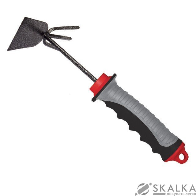 На фото Сапка с мотыгой садовая Intertool 250*150мм с комбинированной рукояткой (FT-0025)