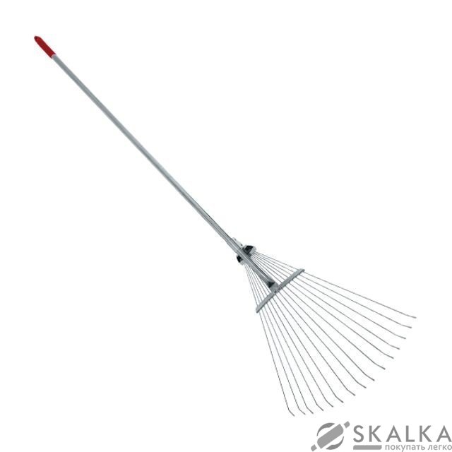 Грабли веерные Intertool 15 прутьев, металлическая рукоятка, регулировка ширины рабочей поверхности На фото Грабли веерные Intertool 15 прутьев, металлическая рукоятка, регулировка ширины рабочей поверхности