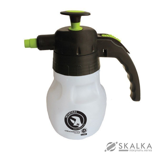 Опрыскиватель ручной Intertool с пластиковым соплом, 1.5л (FT-9002) На фото Опрыскиватель ручной Intertool с пластиковым соплом, 1.5л (FT-9002)