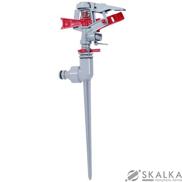 Дождеватель пульсирующий Intertool с полной/частичной зоной полива на костыле, круг/сектор полива до На фото Дождеватель пульсирующий Intertool с полной/частичной зоной полива на костыле, круг/сектор полива до