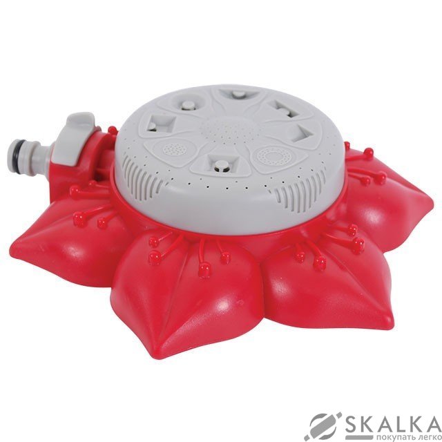 Дождеватель Intertool восьмипозиционный на базе "цветок" (GE-0072) На фото Дождеватель Intertool восьмипозиционный на базе "цветок" (GE-0072)