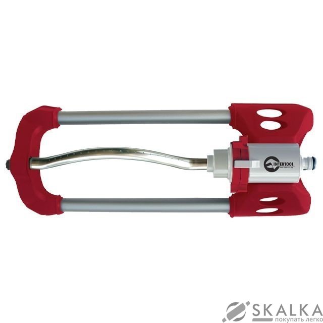 Ороситель осцилляционный Intertool, площадь полива 240 кв.м., 4 бар, 19 отверстий (GE-0084) На фото Ороситель осцилляционный Intertool, площадь полива 240 кв.м., 4 бар, 19 отверстий (GE-0084)