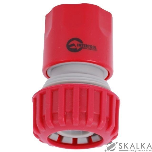 На фото Конектор Intertool 1/2" для шланга 3/4" 1" (GE-1017)