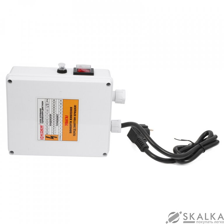 На фото Насос скважинный центробный KOER 4SDM 2/12 + пульт (KP2628)