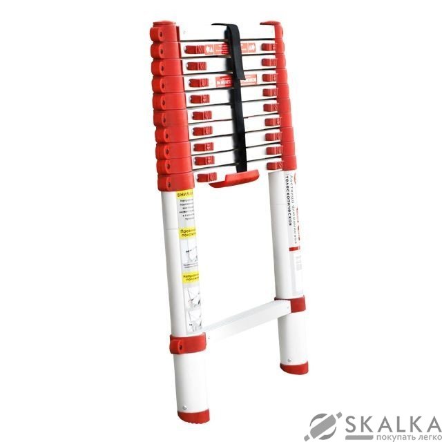 Лестница алюминиевая Intertool телескопическая 10ступ. 3.20м (LT-3032) На фото Лестница алюминиевая Intertool телескопическая 10ступ. 3.20м (LT-3032)