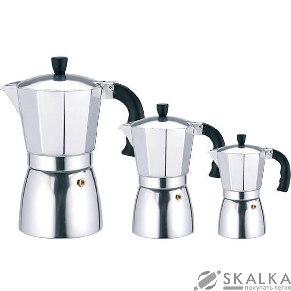 На фото Гейзерная кофеварка Maestro Rainbow 600 мл (MR1667-6)