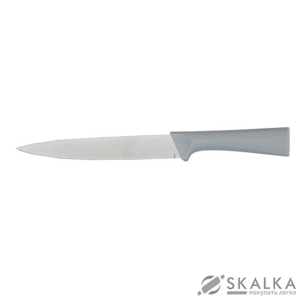 На фото Кухонный нож Maestro Rainbow Titanium Coating универсальный 203 мм Grey (MR1443)