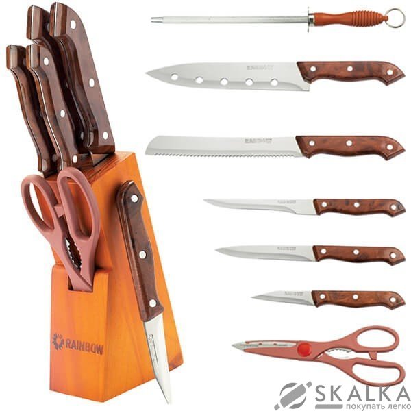 Набор ножей Maestro Rainbow из 7 предметов (MR1404) На фото Набор ножей Maestro Rainbow из 7 предметов (MR1404)