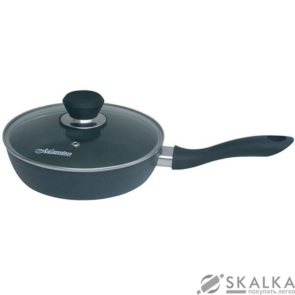 Сковорода Maestro"QuanTanium" с крышкой 28 см (MR-1205-28) На фото Сковорода Maestro"QuanTanium" с крышкой 28 см (MR-1205-28)