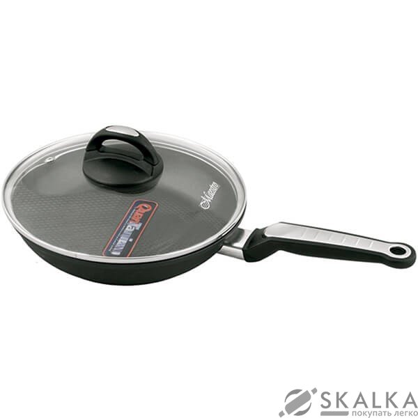 На фото Сковорода Maestro"QuanTanium"с крышкой 22 см (MR-1207-22)