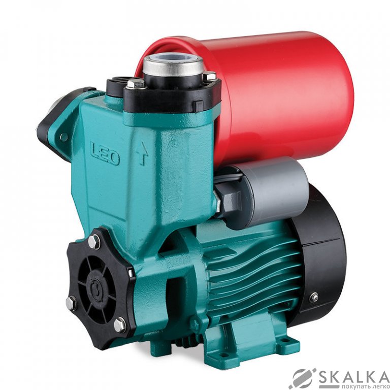 На фото Cтанция водоснабжения Leo 0.55кВт Hmax 45м Qmax 45л/мин (776115)