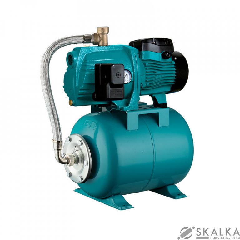 На фото Станция водоснабжения Leo 3.0 0.45кВт Hmax 41м Qmax 45л/мин (776382)