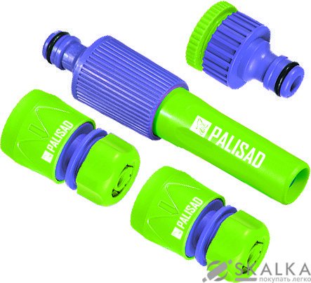 На фото Набор PALISAD для подключения шланга 3/4" (65179)