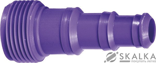 Адаптер PALISAD пластмассовый, 3/4", внешняя резьба, переходное соединение (66180) На фото Адаптер PALISAD пластмассовый, 3/4", внешняя резьба, переходное соединение (66180)
