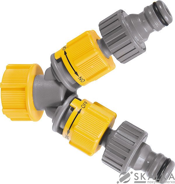 На фото Разветвитель двухканальный PALISAD LUXE пластиковый (66427)