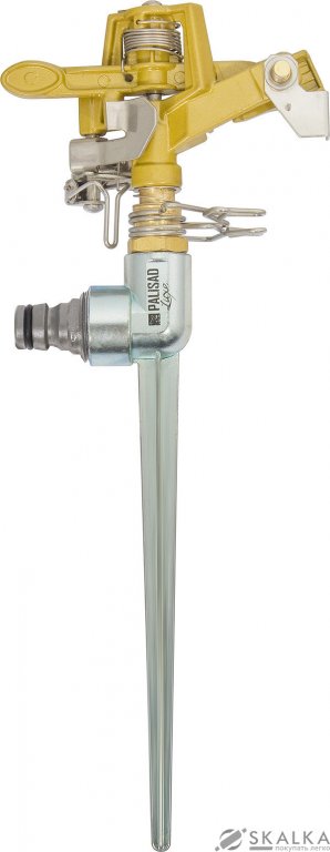 Разбрызгиватель PALISAD LUXE импульсный, латунный, со штырём (65479) На фото Разбрызгиватель PALISAD LUXE импульсный, латунный, со штырём (65479)