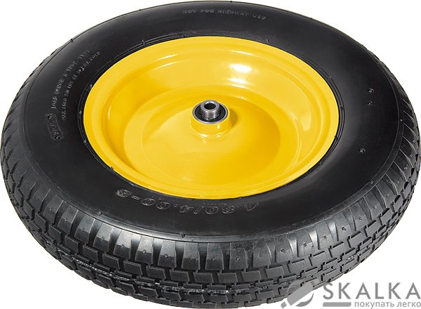На фото Колесо пневматическое PALISAD 4.80/4.00-8 D380мм (68946)