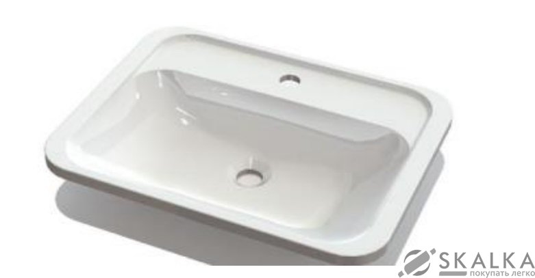 Умывальник Fancy Marble (Буль-Буль) Tiffany 550 (4806101) На фото Умывальник Fancy Marble (Буль-Буль) Tiffany 550 (4806101)