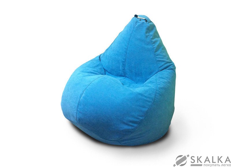 На фото Кресло-груша Bel.i.v. Blue (1204)