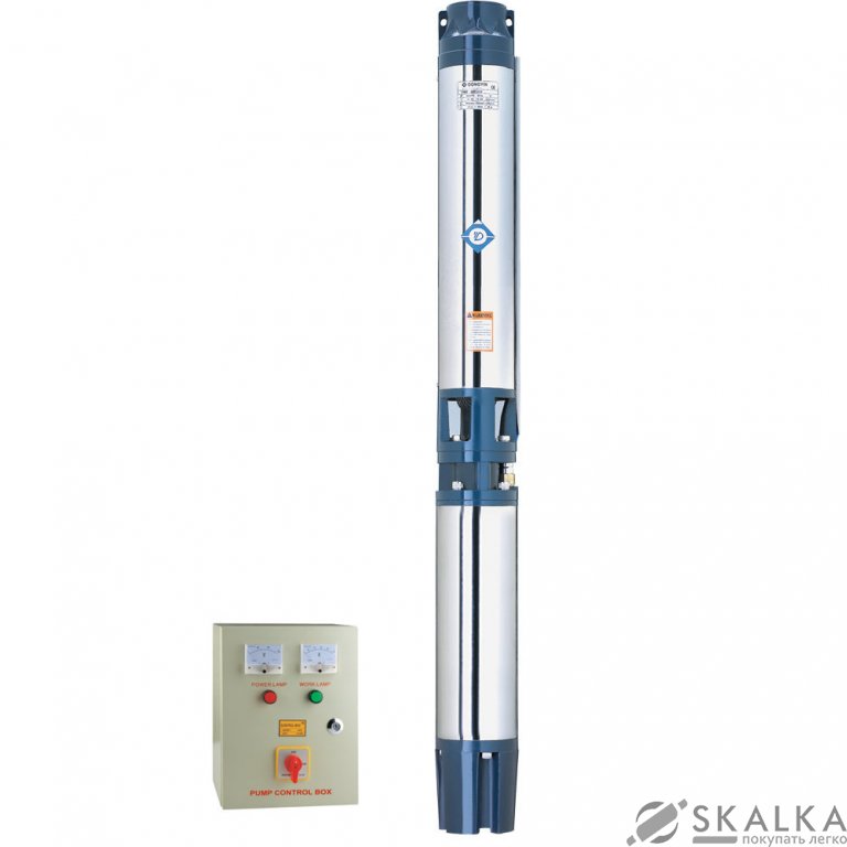 На фото Насос скважинный Aquatica (DONGYIN) 380В 15кВт H 73(30)м Q 1200(1000)л/мин Ø151мм (7776853)