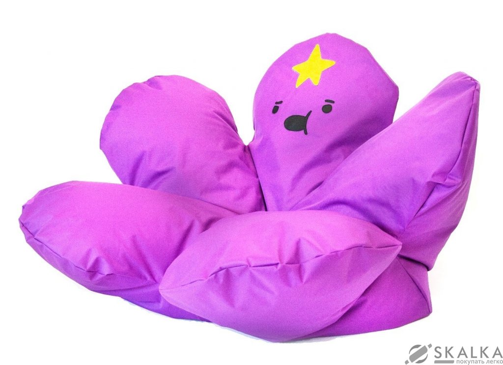 Кресло-мешок Цветок Принцесса Пупырка Poparada Purple large (P1L) На фото Кресло-мешок Цветок Принцесса Пупырка Poparada Purple large (P1L)