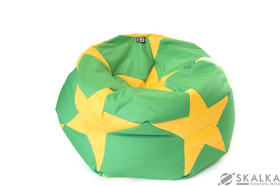 На фото Кресло-мешок Star Poparada Green (KS1)