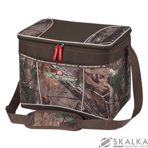 На фото Термосумка (сумка-холодильник) HLC Real tree 12 л камуфляжний принт (59800)