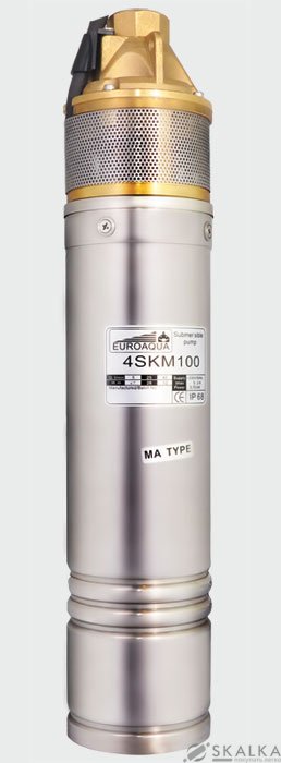 На фото Скважинный вихревой насос Euroaqua (4SKM100)