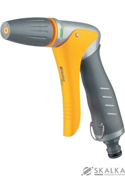 Пистолет-распылитель (металлический.,рег.форсунка, курок спереди) PALISAD LUXE (65164) На фото Пистолет-распылитель (металлический.,рег.форсунка, курок спереди) PALISAD LUXE (65164)