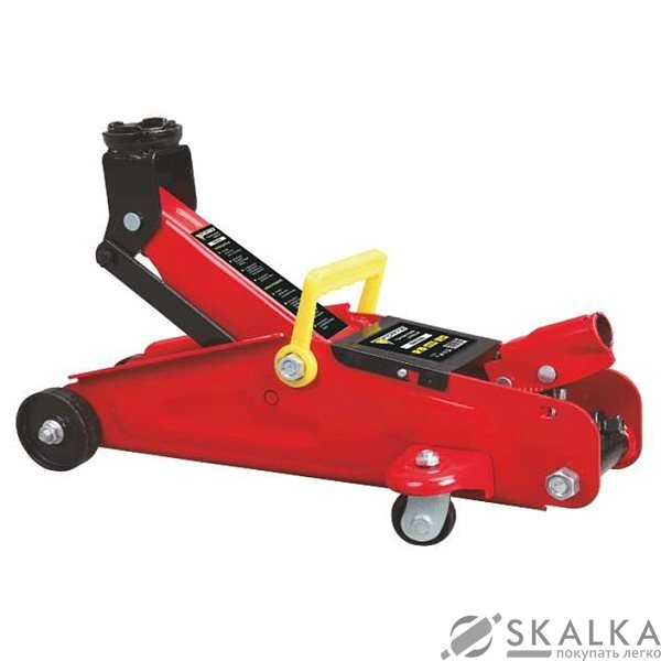 На фото Домкрат гидравлический подкаткой Intertool 2т 90-440мм (GT0173)