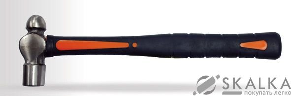 На фото Молоток слесарный Intertool 340г 20мм, круглый боек, ручка из стекловолокна (UT-0702)