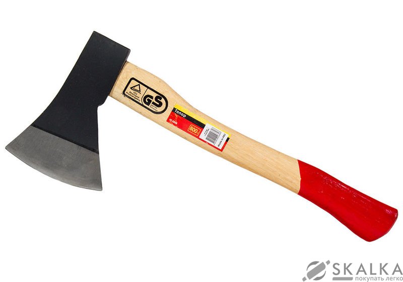 На фото Топор Intertool 800г, деревянная ручка (HT-0268)