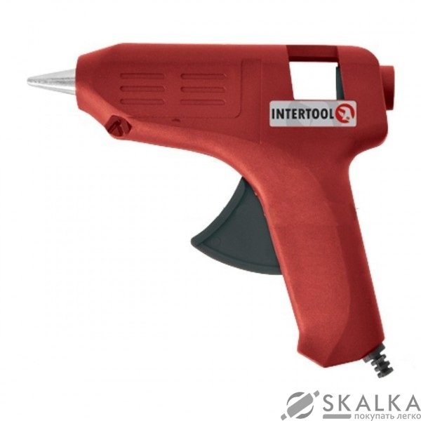 Пистолет клеевой Intertool под стержни 11.2мм, 40Вт, 230В (RT-1011) На фото Пистолет клеевой Intertool под стержни 11.2мм, 40Вт, 230В (RT-1011)