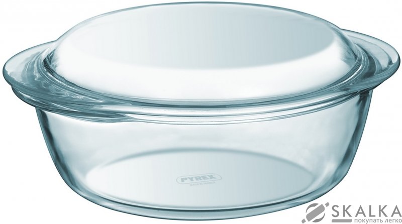 Кастрюля Pyrex 1.5 л с крышкой (204A000) На фото Кастрюля Pyrex 1.5 л с крышкой (204A000)