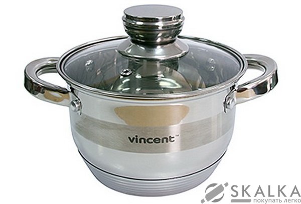 Кастрюля Vincent 3.6 л (VC-3170-20) На фото Кастрюля Vincent 3.6 л (VC-3170-20)