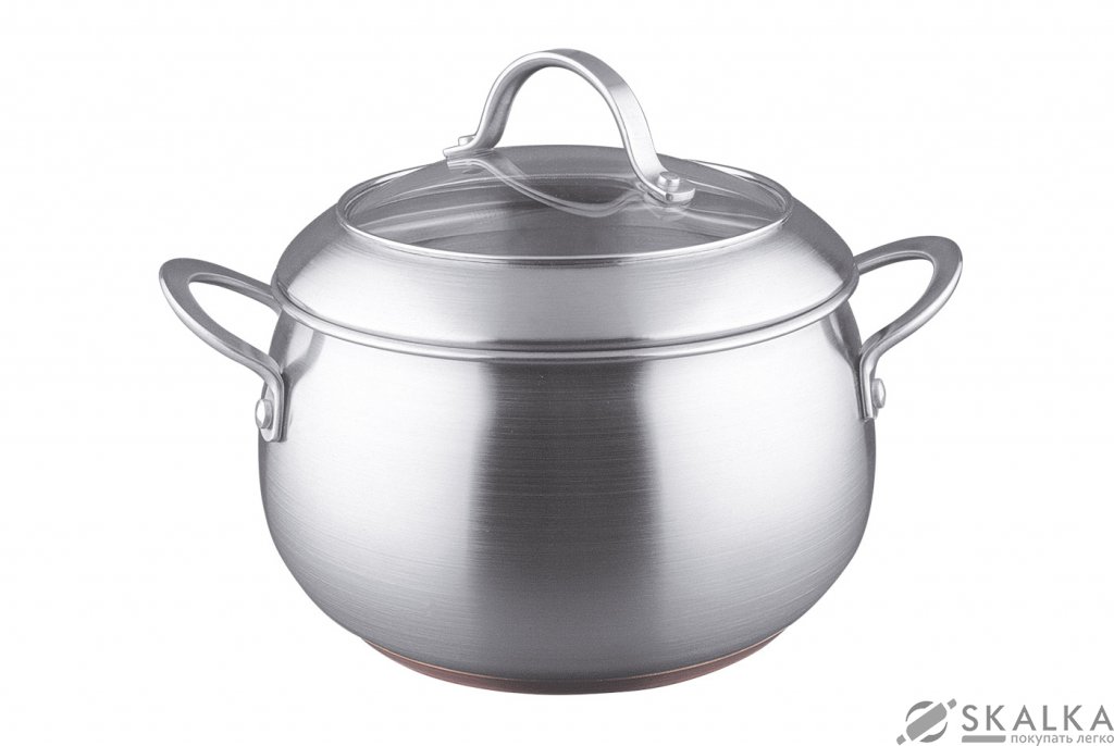 На фото Кастрюля Vinzer 24 см / 6.8 л Grand Majestic series (89078)
