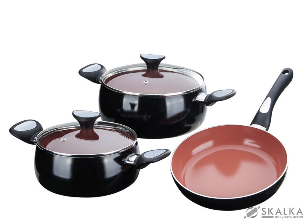 На фото Набор посуды Terracotta collection 5 предметов (88129)