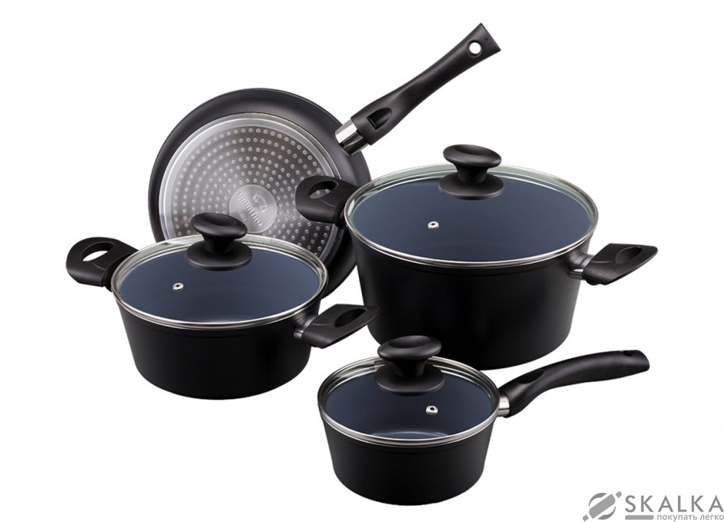 Набор посуды Granchio Eco Pan collection 7 предметов (88067) На фото Набор посуды Granchio Eco Pan collection 7 предметов (88067)