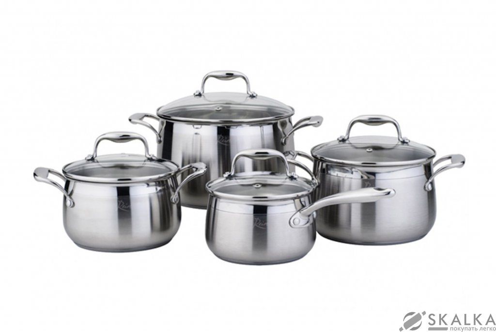 На фото Набор посуды REIN Linaria 8 предметов (2602002)