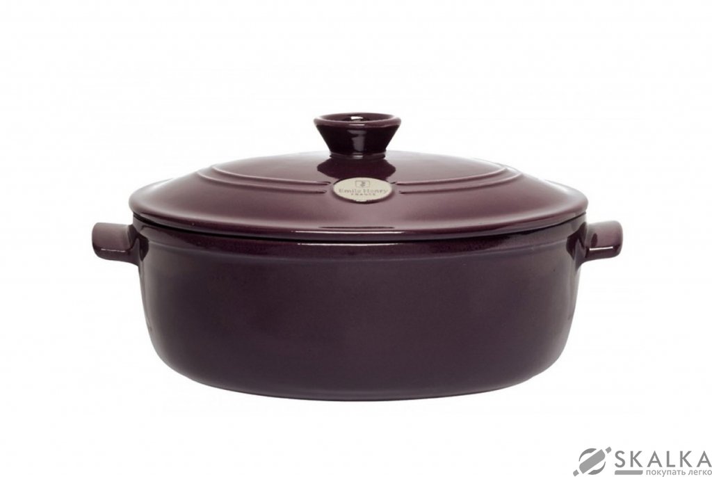 Кастрюля EmileHenry овальная 4.7 л (374547) На фото Кастрюля EmileHenry овальная 4.7 л (374547)