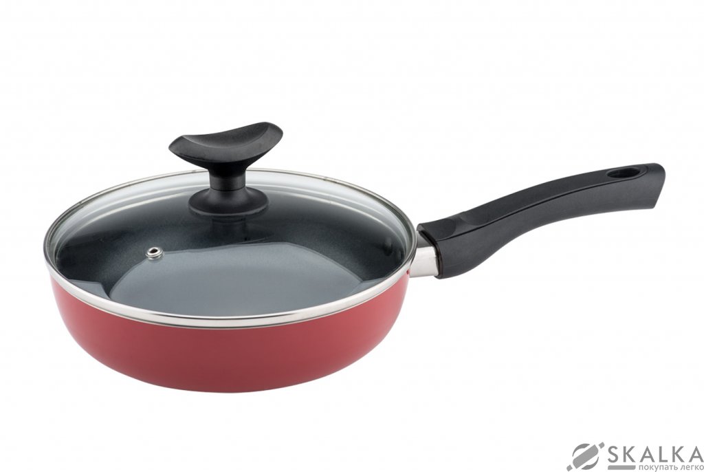 Сковорода Granchio с крышкой Fiorellino 26 cм (88082) На фото Сковорода Granchio с крышкой Fiorellino 26 cм (88082)